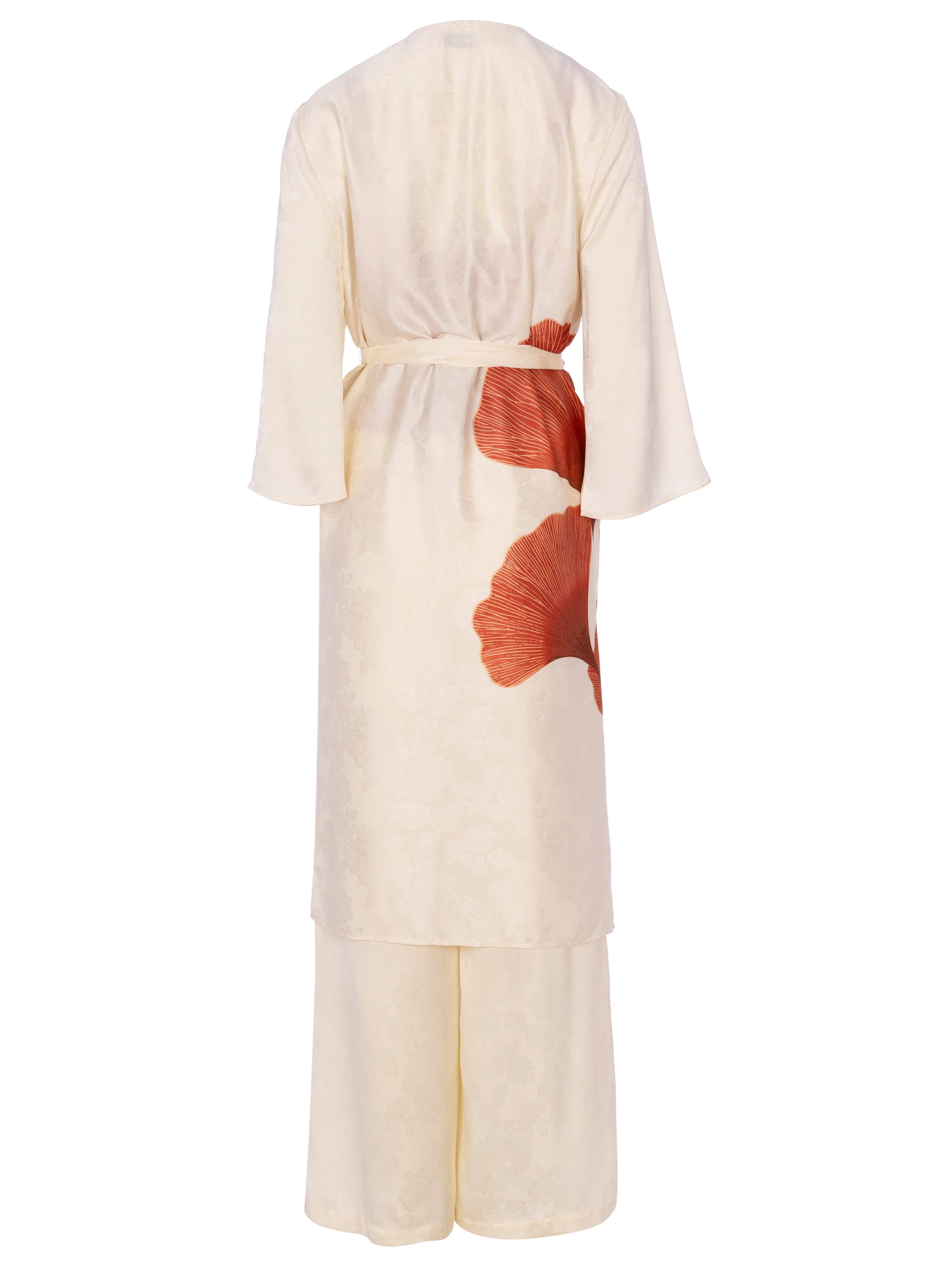 LEAR - Conjunto jacquard estampado Ginko, para invitadas de boda, fiesta y eventos de primvera y verano. MIOH es la marca que eligen las influencers de España para sus eventos, como bodas y fiestas