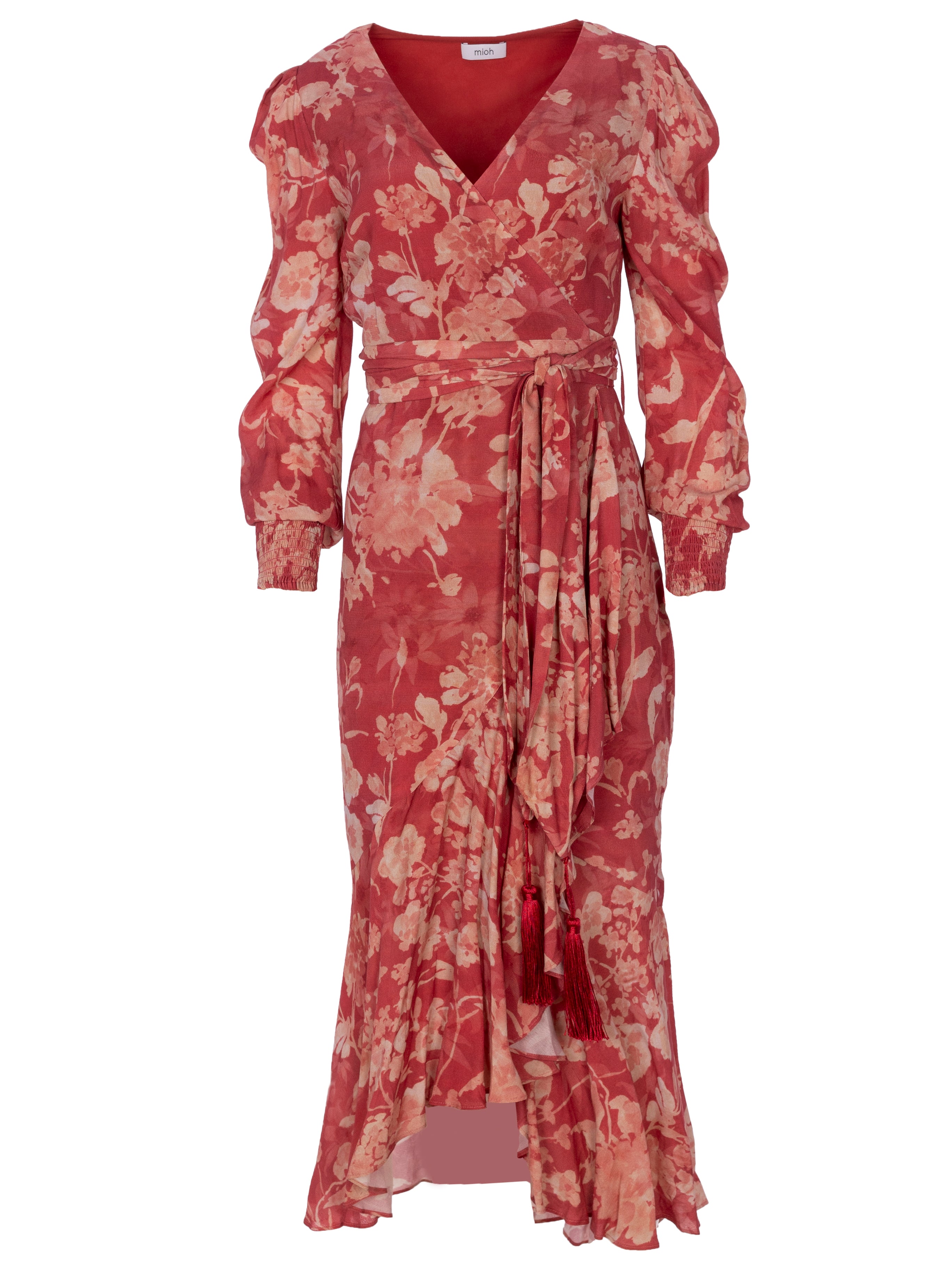 OLIVIA - Vestido wrap estampado floral, para ser la invitada de boda perfecta y fiesta esta primavera verano. MIOH es la marca que eligen las influencers de España para sus eventos, como bodas y fiestas