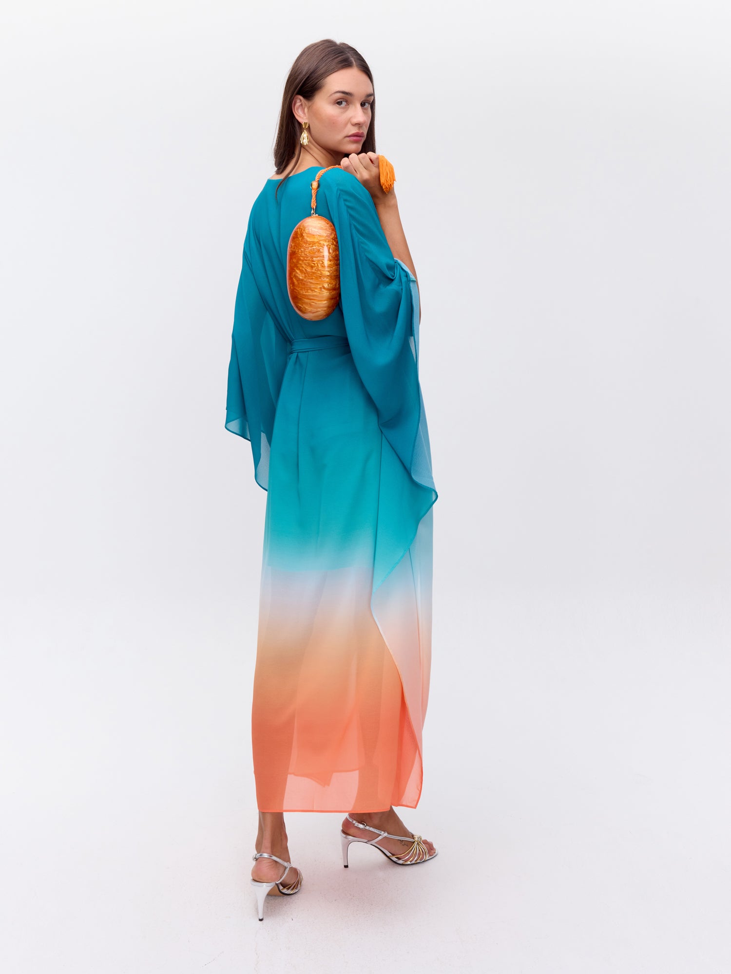 MIOH | OASIS TIEDYE - Vestido Kaftán tiedye para invitada de boda