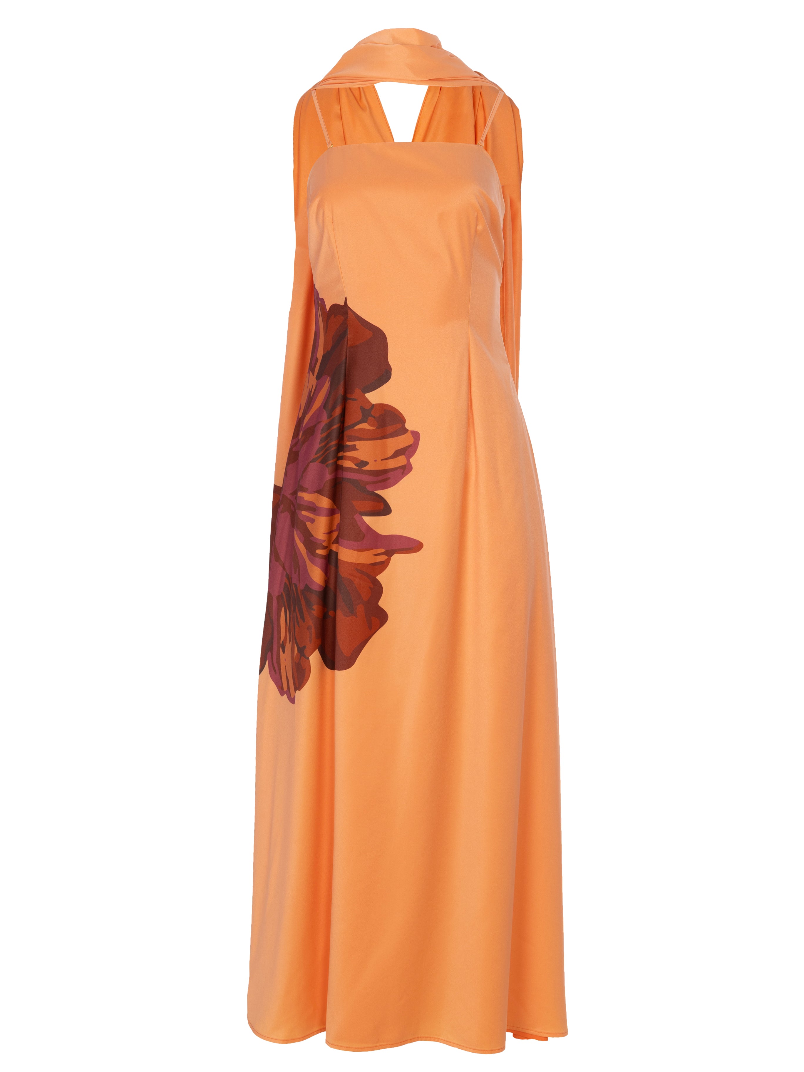 HELENA MAXI - Vestido palabra de honor maxi flor, perfecto para invitadas de boda y fiesta spring summer. MIOH es la marca que eligen las influencers de España para sus eventos, como bodas y fiestas