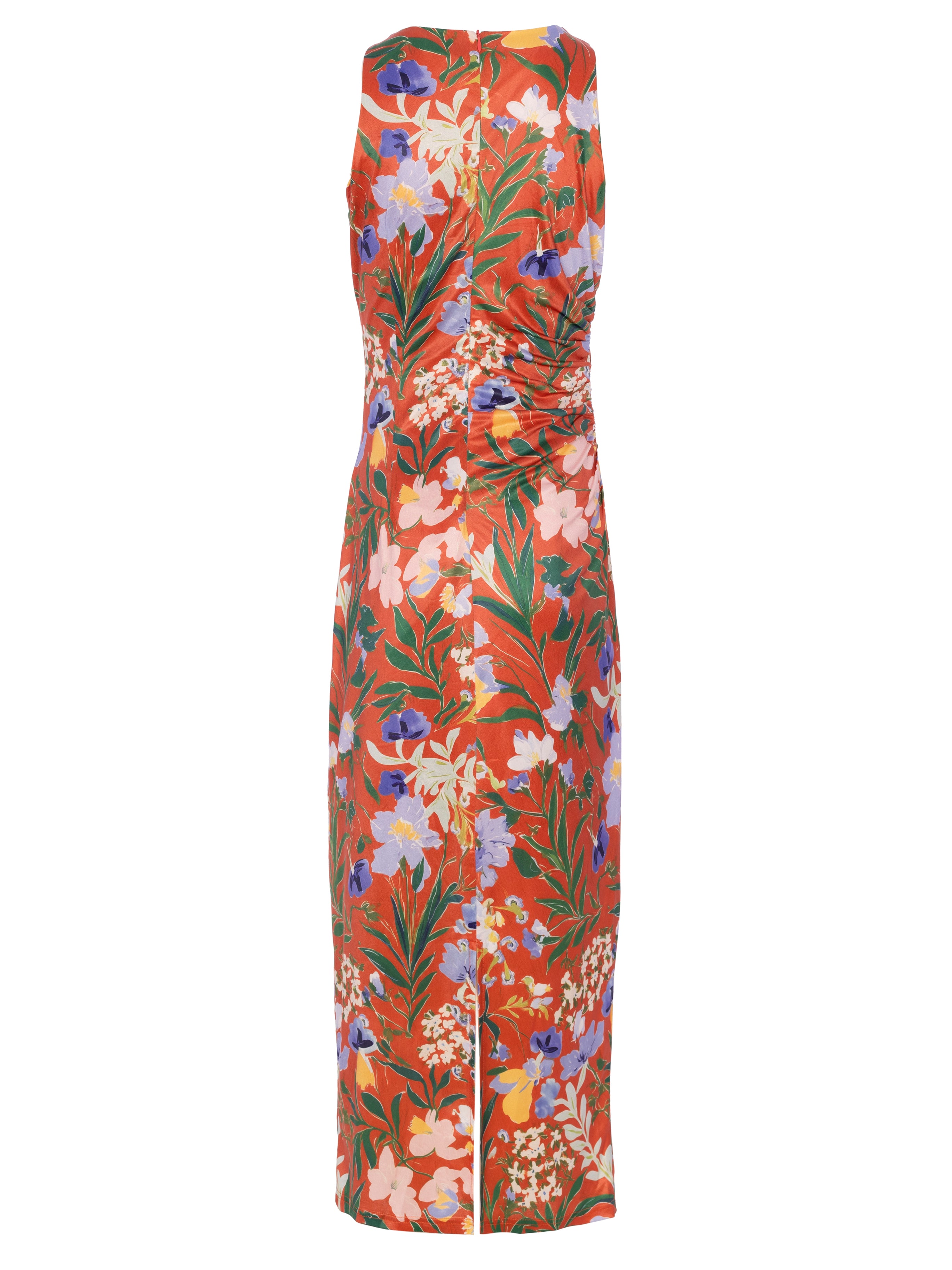 MERCUTIO FLOWERS - Vestido elástico midi floral, perfecto para invitadas de boda y fiesta spring summer. MIOH es la marca española de vestidos de fiesta mas de moda, preferida por influencers y famosas de España